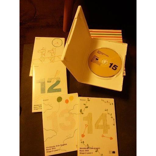 Worldwide kids English Stage3 DVD 5枚セット
