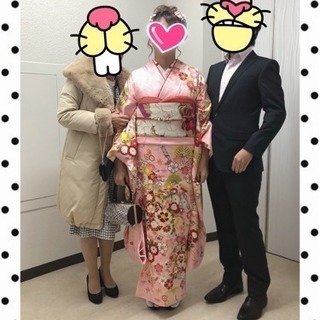 成人式、正絹、高級友禅染振り袖一式！
