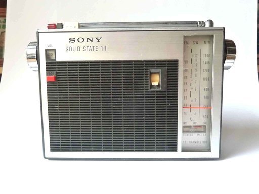 ・レトロ・整備済み・動作品･SONY FM/SW/MWトランジスタラジオ TFM-110F
