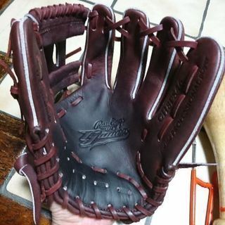 グローブのグリス入れ替えの画像