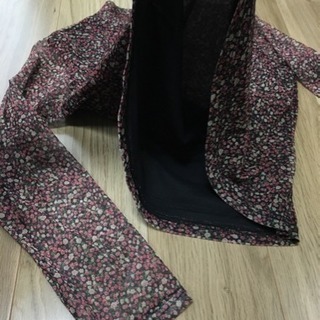 花柄 レトロ薄手長袖 Mサイズの画像