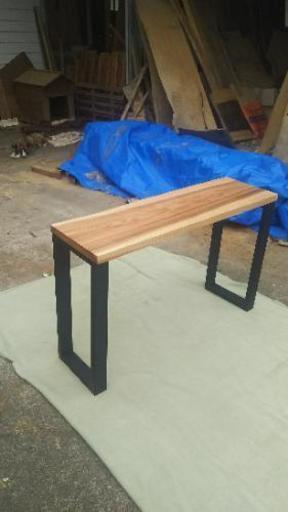 カウンターテーブル 一枚板 テーブル シンブル