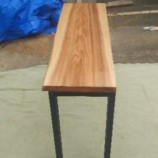 カウンターテーブル 一枚板 テーブル シンブル