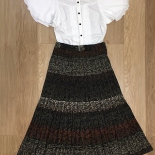 レトロ ロングスカート