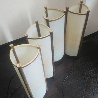 和風照明スタンドの画像
