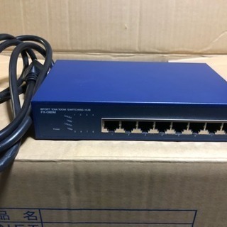 中古品 PCi ８P スイッチングハブ