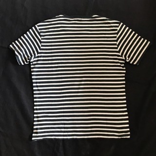 GUジーユー☆ボーダー☆半袖Tシャツメンズ子供服紳士☆Мの画像