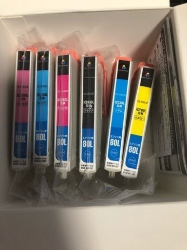 値下げしました。新古品。未使用EPSON用インク 80L