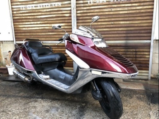 フュージョンX 実働！セル1発ローダウンカスタム！低走行21070km！バッテリー新品！