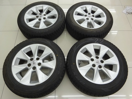 00022 トヨタ純正 17インチ アルミホイール＋スタッドレス ４本