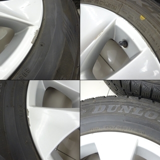 00022 トヨタ純正 17インチ アルミホイール＋スタッドレス ４本の画像