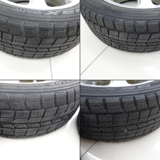 00024 スズキ MRワゴン MF22S 社外アルミホイール＋スタッドレスタイヤ ４本の画像
