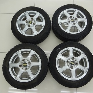 00024 スズキ MRワゴン MF22S 社外アルミホイール＋...