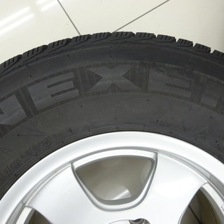 00027 三菱 パジェロ アルミホイール＋スタッドレス ４本の画像