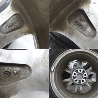00030 トヨタ 純正16インチ アルミホイール＋スタッドレス ４本の画像