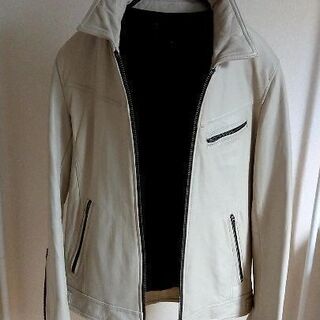 JACKROSE ジャックローズ ホワイトレザージャケットの画像