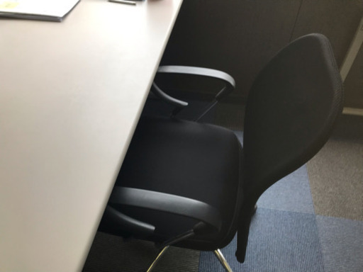 事務用 デスク 二つ 椅子 セット