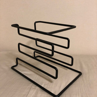 マガジンラック アイアン 本立ての画像