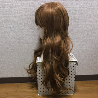 ロングカールライトブラウンフルウィッグ brl3