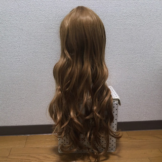 ロングカールライトブラウンフルウィッグ brl3の画像