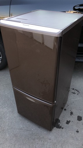 パナソニック　2ドア冷蔵庫　2011年　138L　ブラウン　*M*