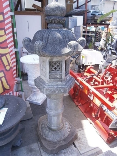 ☆中古品 灯篭（とうろう） 高さ：約1800㎜☆