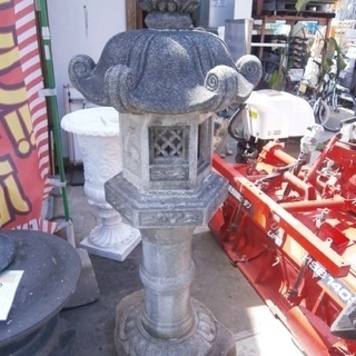 ☆中古品 灯篭（とうろう） 高さ：約1800㎜☆