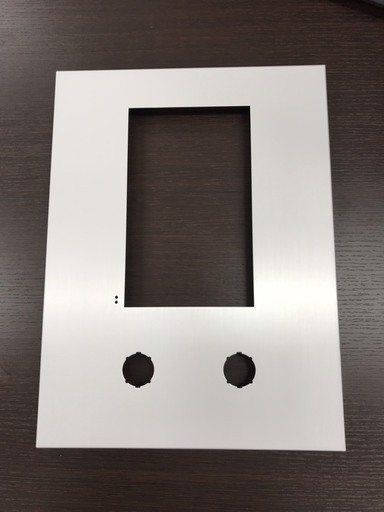 ロビーインターホン・集合玄関機　化粧パネル（パネルのみ）２穴　特注品　パナソニック　Panasonic