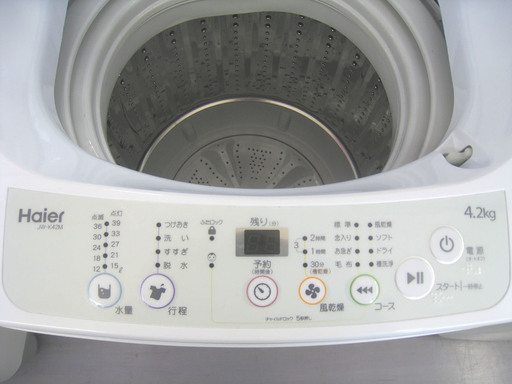 PayPay可 除菌クリーニング済み ハイアール 4.2Kg JW-K42M 2018年製 ￥19,800-