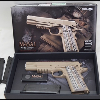 マルイ コルトM45A1 ダメージ塗装 中古 予備マグ付き マルイ コルトM45A1 ダメージ塗装 中古 予備マグ付き