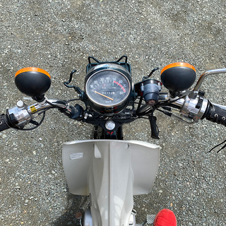 ヤマハ　V90T　YAMAHA　郵政メイト ？　90CC　原付　バイク　ジャンク　(G9anwx)の画像