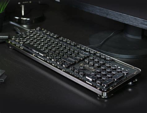 AZIO Retro Classic US配列 ワイヤレスキーボード Windows/Mac 対応 U