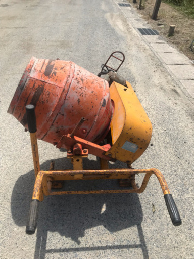 ☆WACOH 和光★高級小型建設機械 コンクリートミキサー モルタルミキサー★CM-20E 動作品 全国発送可能！ 管理番号53002