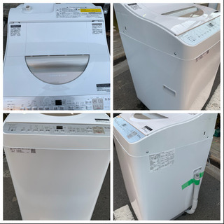 人気モデル 美品 洗濯機 SHARP 2018年 5.5kg洗い 1人暮らし 単身用 ES-TX5B-N 川崎区 SG