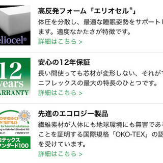 マニフレックス マットレス ダブル モデル246の画像