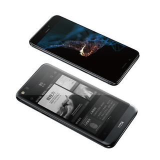  送料込み 新品 yota3 /128G/ 背面に目に優しいE-Inkディスプレイ搭載の2面スマホの画像