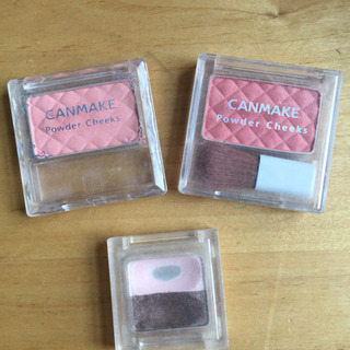 CANMAKE チーク2色 & アイシャドウ セット