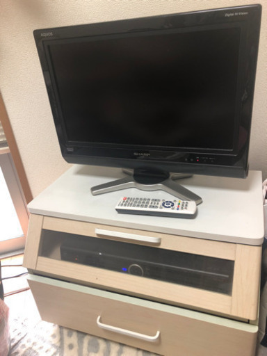 SHARP テレビ AQUOS 20インチ ＆ テレビ台