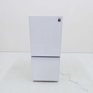 動作保証 美品 SHARP シャープ ガラストップ プラズマクラスター 冷蔵庫 SJ-GD14C-W 137L 2016年製