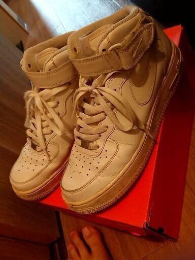 NIKE エアフォースワン 白
