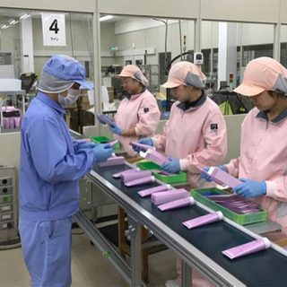【化粧品工場 流れ作業】簡易単純作業‼️の画像
