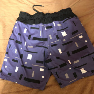 GU SPORTS ハーフパンツ 紫の画像