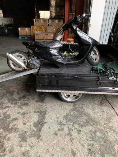 ホンダライブDIO ZX前後アルミホイル