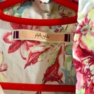 状態良好◎花柄シャツM pink adobe ➕の画像