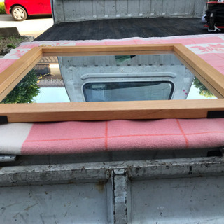 壁掛け 正方形ミラーの画像