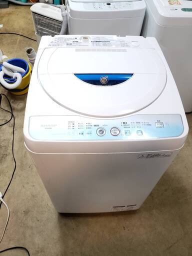Ａ1741　分解清済み！　シャープ　2012年　全自動洗濯機　5.5ｋｇ　穴無しドラム！
