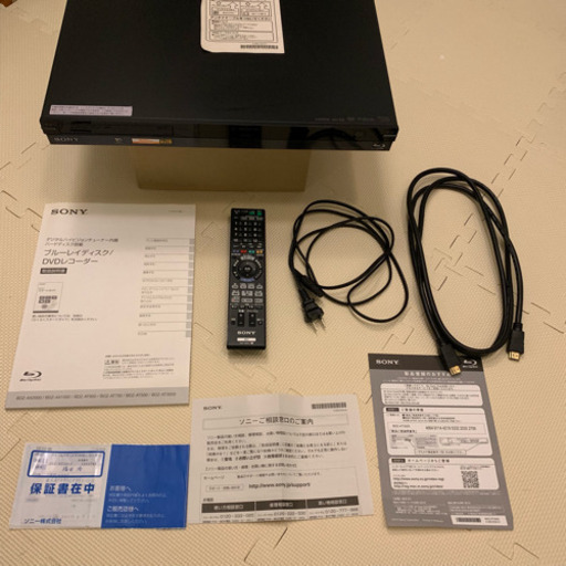 SONY ブルーレイレコーダー 500GB BDZ-AT300S