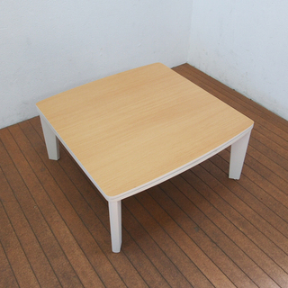 家具調こたつ リバーシブル 75cm 正方形 麻雀卓にも (CD05)
