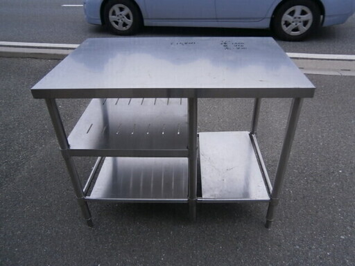 ☆中古品 厨房用品 作業台 サイズ：1000×620×820㎜☆