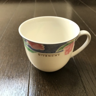 GIVENCHY コーヒーカップ＆ソーサー　2客セット【未使用美品】チューリップ柄の画像